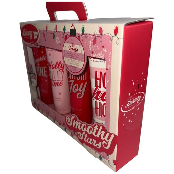 The Luxury Bathing Company Smoothy Stars Luxurious Spa Gift Set for Her 4 pc - Picture 7 of 14